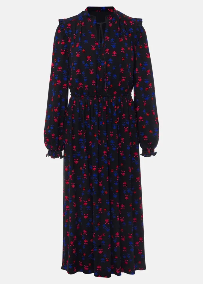 Phase Eight Dresses Karleen Ditsy Midi Dress Multinavy 8211 Women