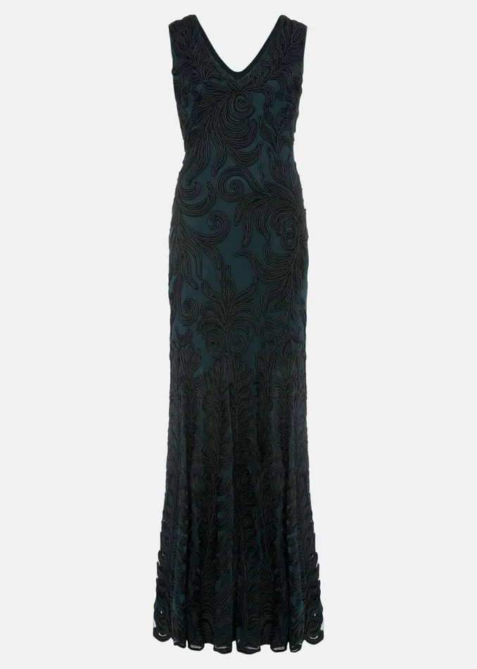 Phase Eight Dresses Marigold Tapework Dress Greenblack 8211 Women