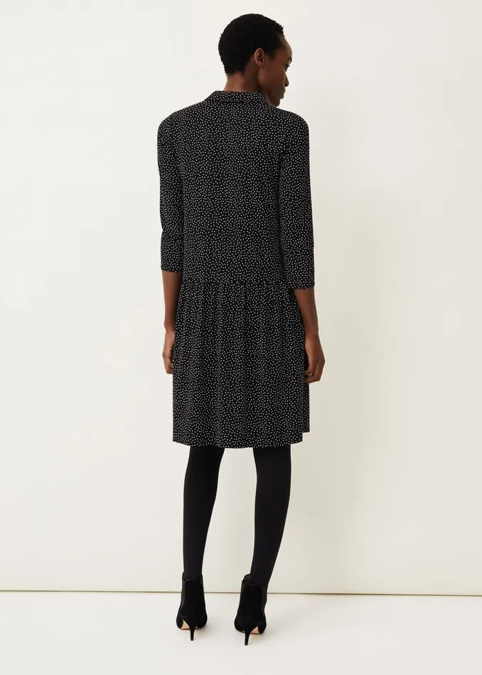 Phase Eight Dresses Mina Spot Print Shirt Dress Blackwhite 8211 Women