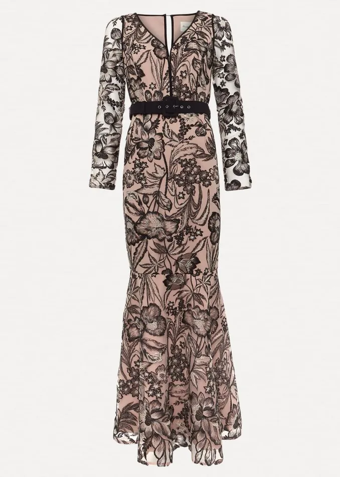 Phase Eight Dresses Nola VNeck Embroidered Maxi Dress Multicoloured 8211 Women Phase Eight Dresses Nola VNeck Embroidered Maxi Dress Multicoloured 8211 Women