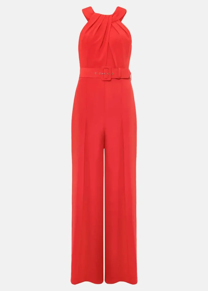 Phase Eight Dresses Orla Twist Neck Jumpsuit Fire 8211 Women