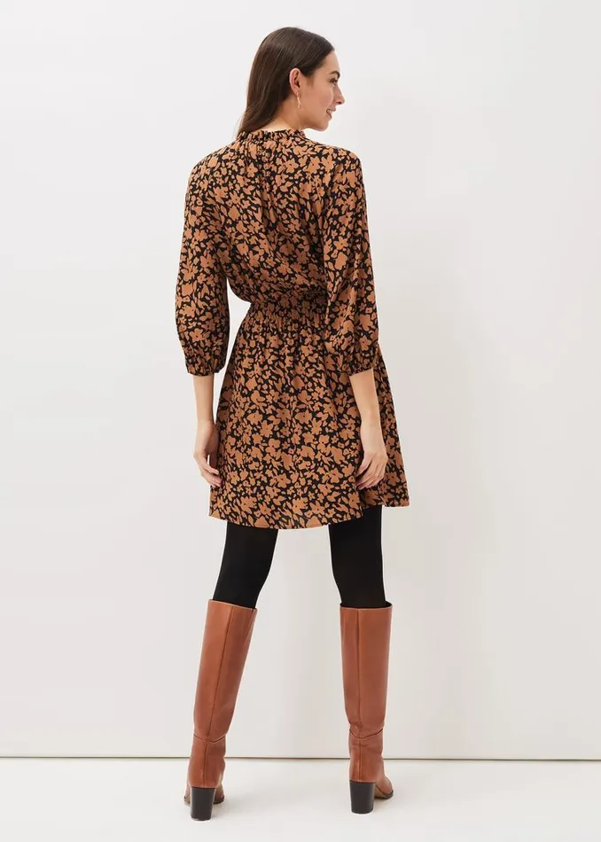 Phase Eight Dresses Phillipa Swing Dress Blacktan 8211 Women