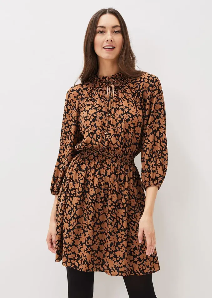 Phase Eight Dresses Phillipa Swing Dress Blacktan 8211 Women
