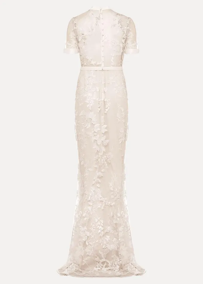 Phase Eight Dresses Poppy Embroidered Wedding Dress Pearl 8211 Women