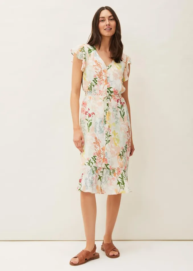 Phase Eight Dresses Remee Floral Shirt Dress Pinkorange 8211 Women