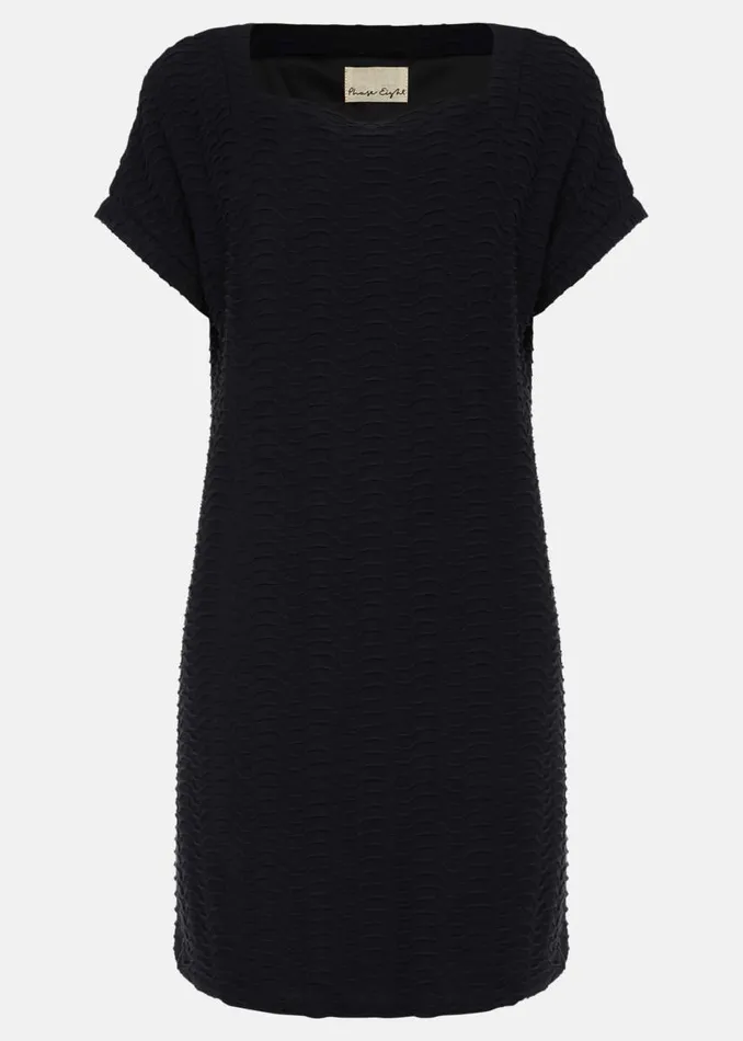Phase Eight Dresses Starla Textured Tunic Dress Navy 8211 Women
