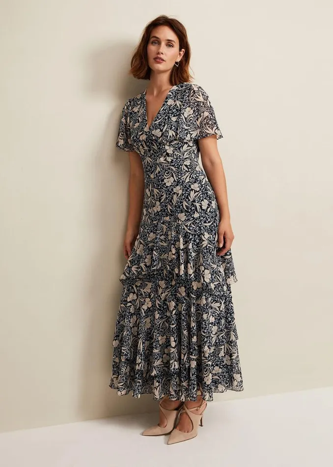 Phase Eight Dresses Tyanna Floral Maxi Dress Multicoloured 8211 Women