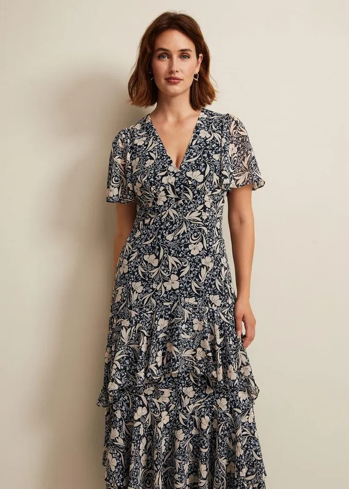 Phase Eight Dresses Tyanna Floral Maxi Dress Multicoloured 8211 Women