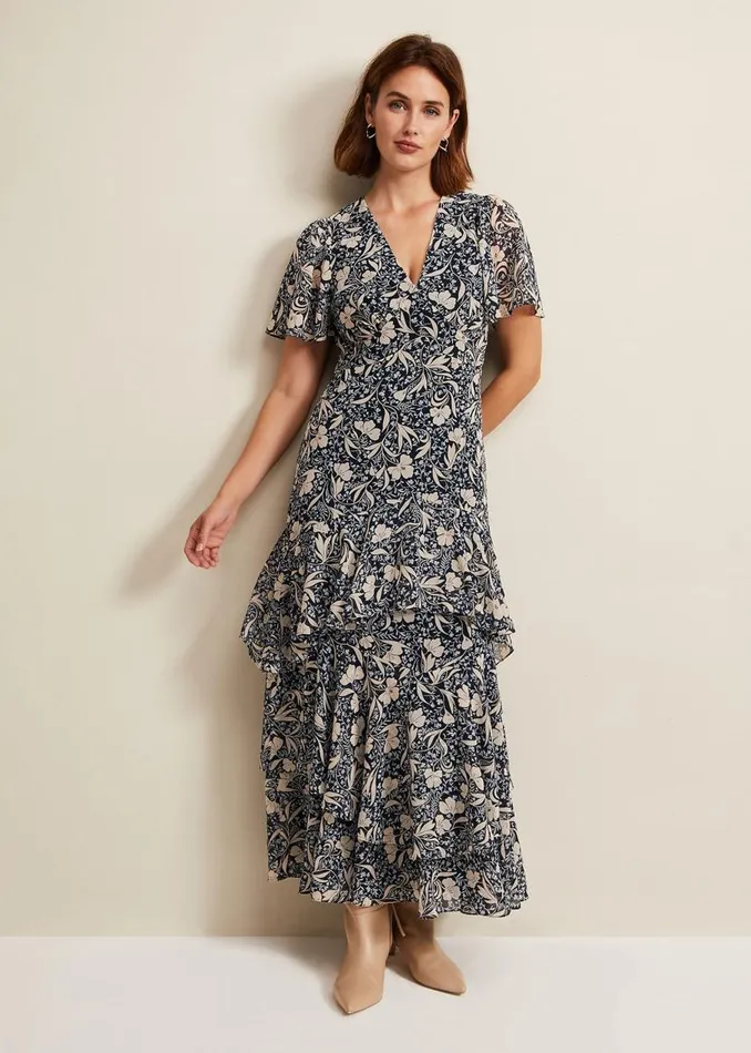 Phase Eight Dresses Tyanna Floral Maxi Dress Multicoloured 8211 Women