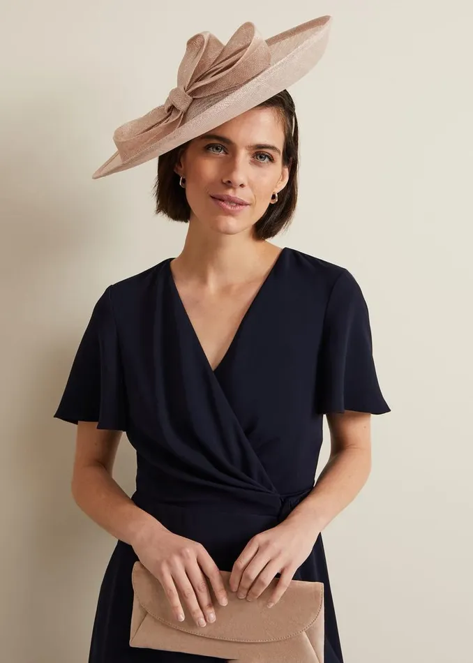 Phase Eight Fascinators and Hats Bow Detail Statement Disc Fascinator Latte 8211 Women Phase Eight Fascinators and Hats Bow Detail Statement Disc Fascinator Latte 8211 Women