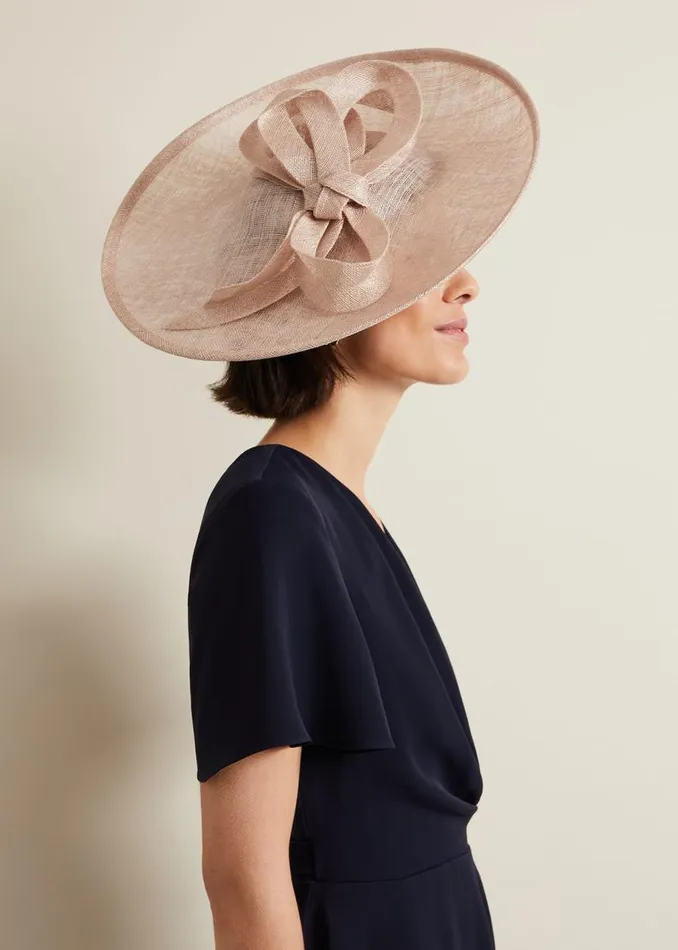 Phase Eight Fascinators and Hats Bow Detail Statement Disc Fascinator Latte 8211 Women Phase Eight Fascinators and Hats Bow Detail Statement Disc Fascinator Latte 8211 Women