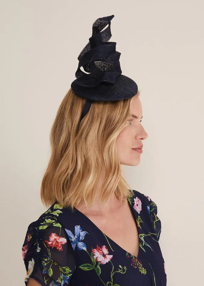 Phase Eight Fascinators and Hats Navy Pillbox Fascinator Navy 8211 Women