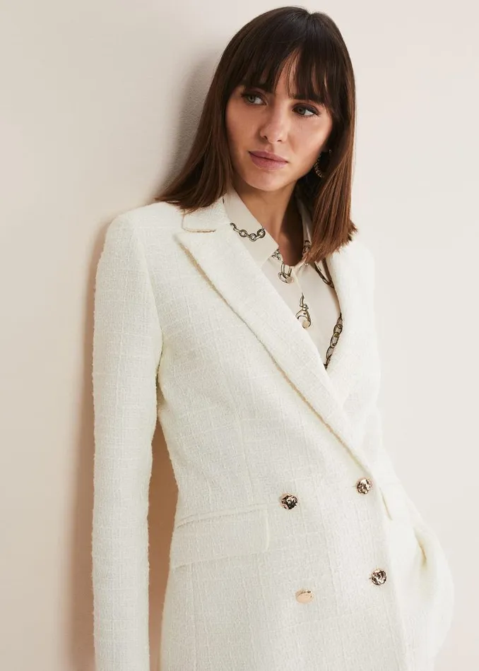 Phase Eight Jackets Auden Cream Blazer Cream 8211 Women