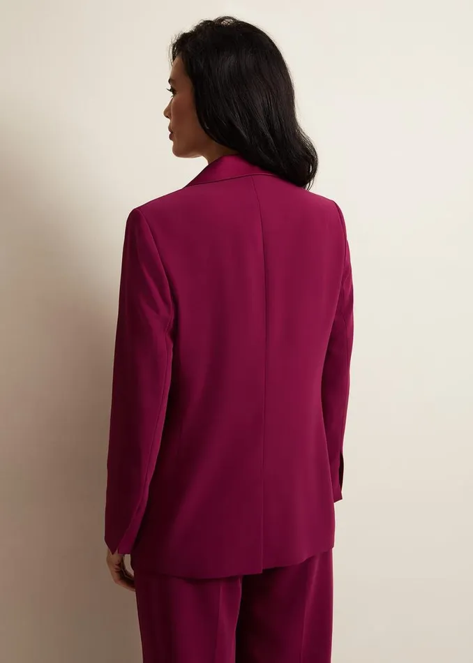 Phase Eight Jackets Elandra Tux Blazer Burgundy 8211 Women