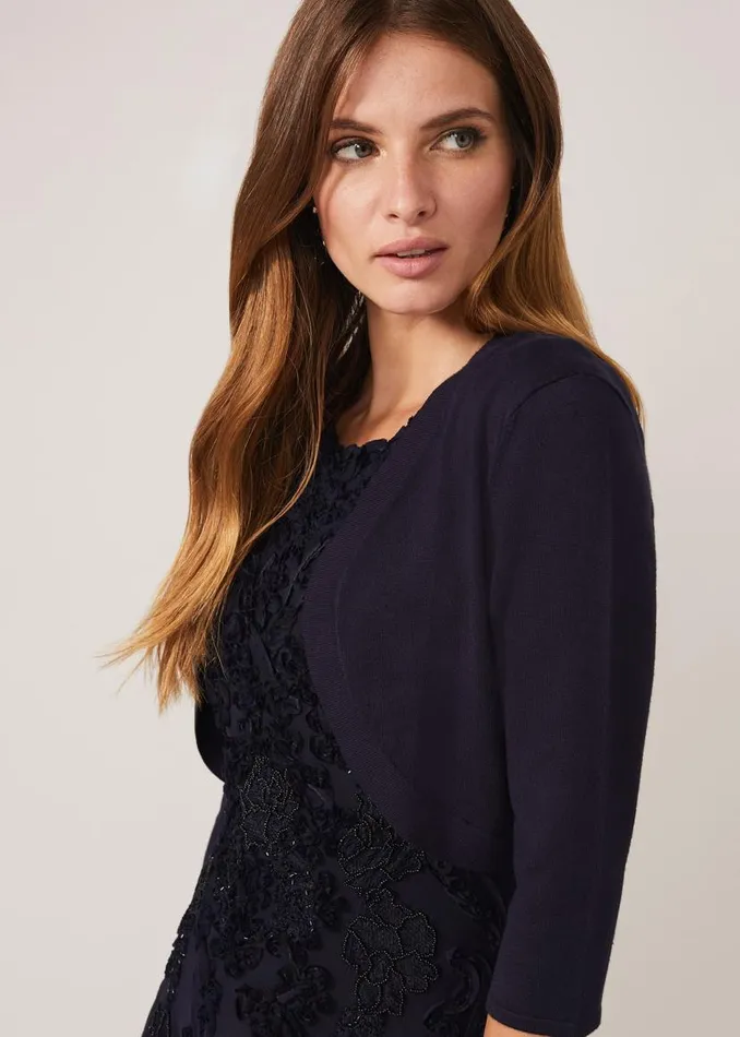 Phase Eight Jackets Elisha Occasion Bolero Navy 8211 Women