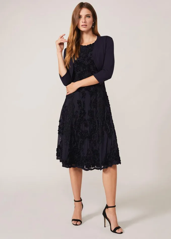 Phase Eight Jackets Elisha Occasion Bolero Navy 8211 Women