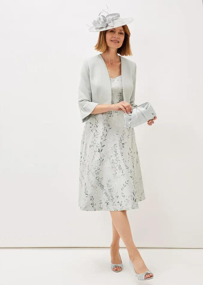 Phase Eight Jackets Inez Frill Cuff Occasion Jacket Eau De Nil 8211 Women