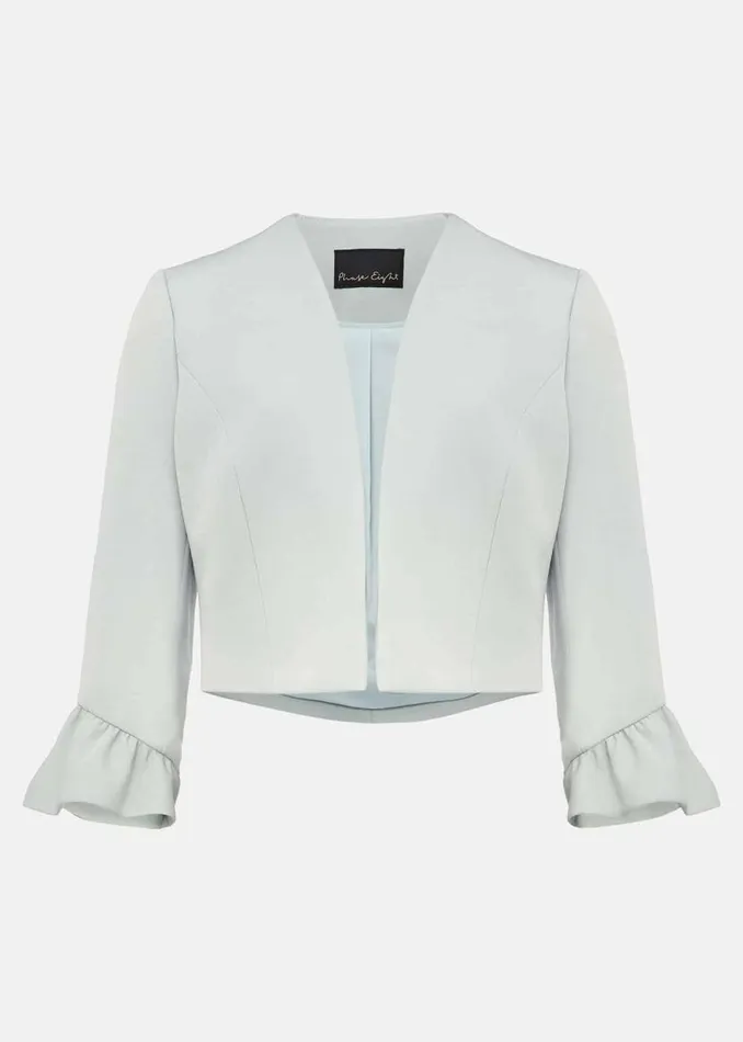 Phase Eight Jackets Inez Frill Cuff Occasion Jacket Eau De Nil 8211 Women