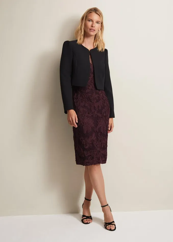 Phase Eight Jackets Nina Black Occasion Jacket Black 8211 Women