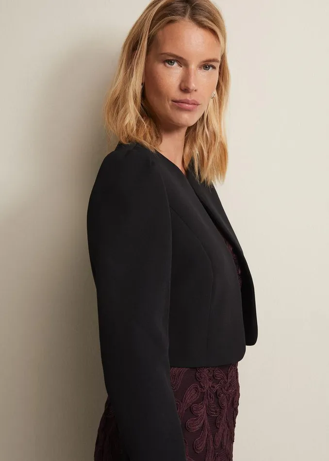 Phase Eight Jackets Nina Black Occasion Jacket Black 8211 Women