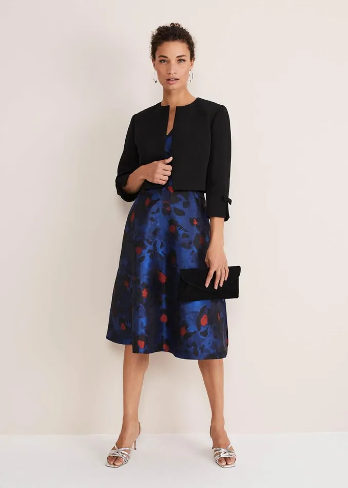 Phase Eight Jackets Zoelle Bow Detail Jacket Black 8211 Women
