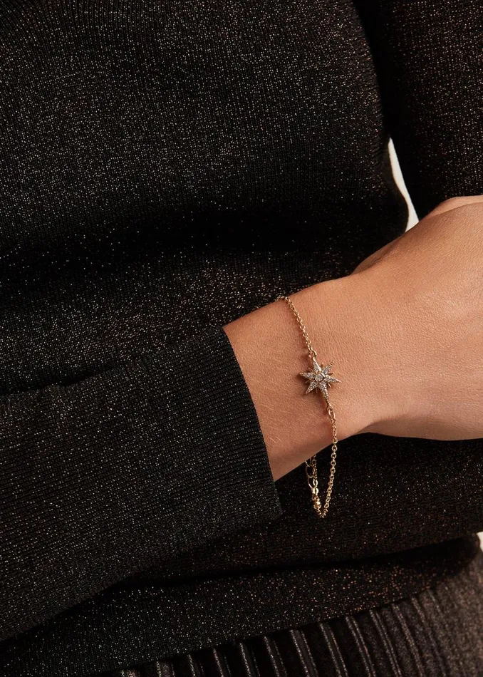 Phase Eight Jewellery Gold Plated Star Bracelet Gold 8211 Women