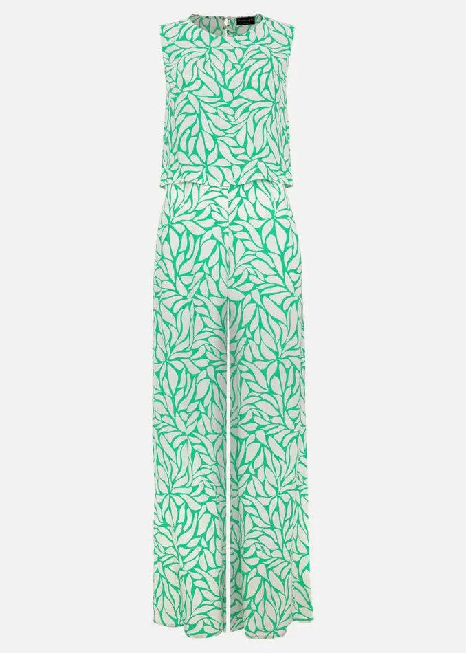 Phase Eight Jumpsuits Petite Aubrey Geo Jumpsuit Green 8211 Women