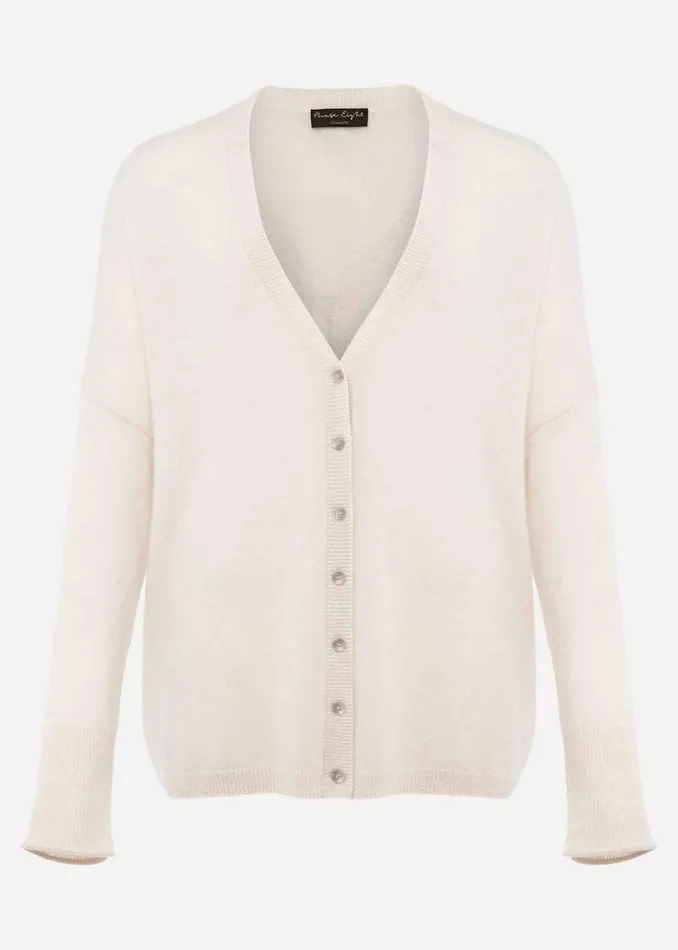 Phase Eight Knitwear Arabella Cashmere Cardigan Buttermilk 8211 Women