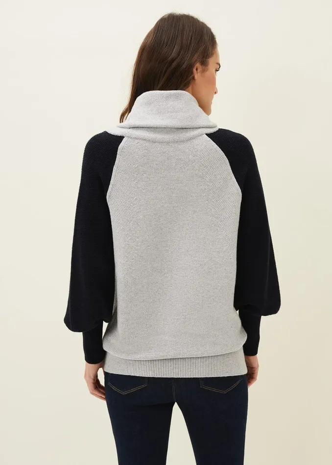 Phase Eight Knitwear Audra Colourblock Knit Jumper Greenpink 8211 Women