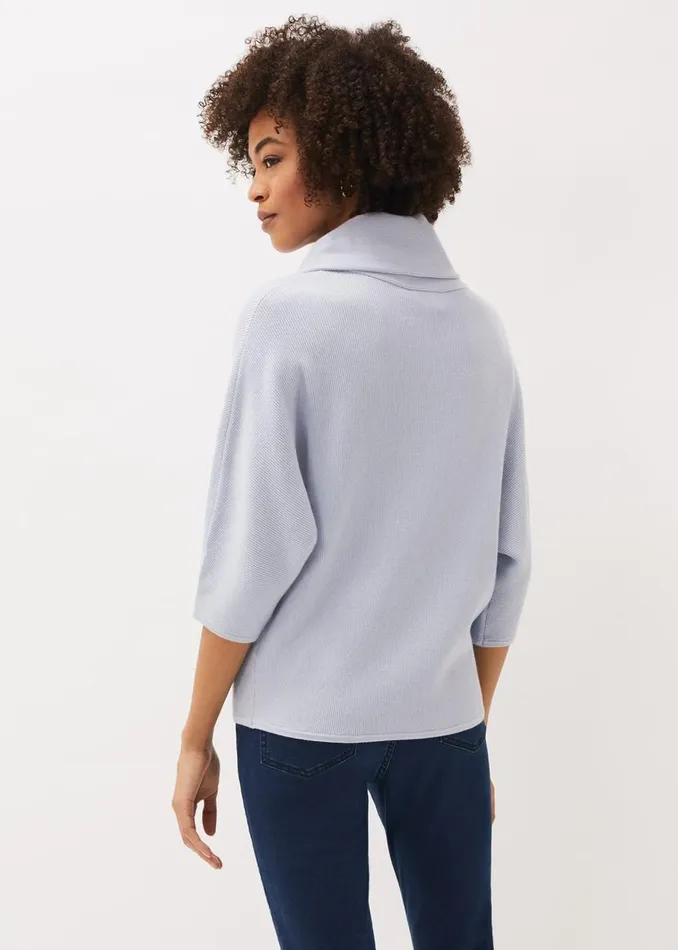 Phase Eight Knitwear Camillan Cowl Neck Knit Jumper Pale Blue 8211 Women