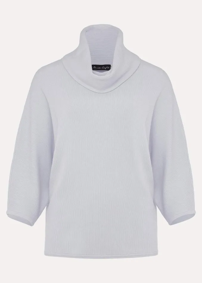 Phase Eight Knitwear Camillan Cowl Neck Knit Jumper Pale Blue 8211 Women