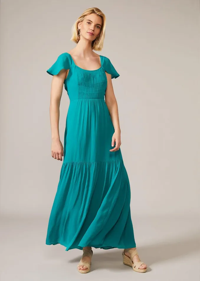 Phase Eight Knitwear Dauphine Maxi Dress Blue 8211 Women