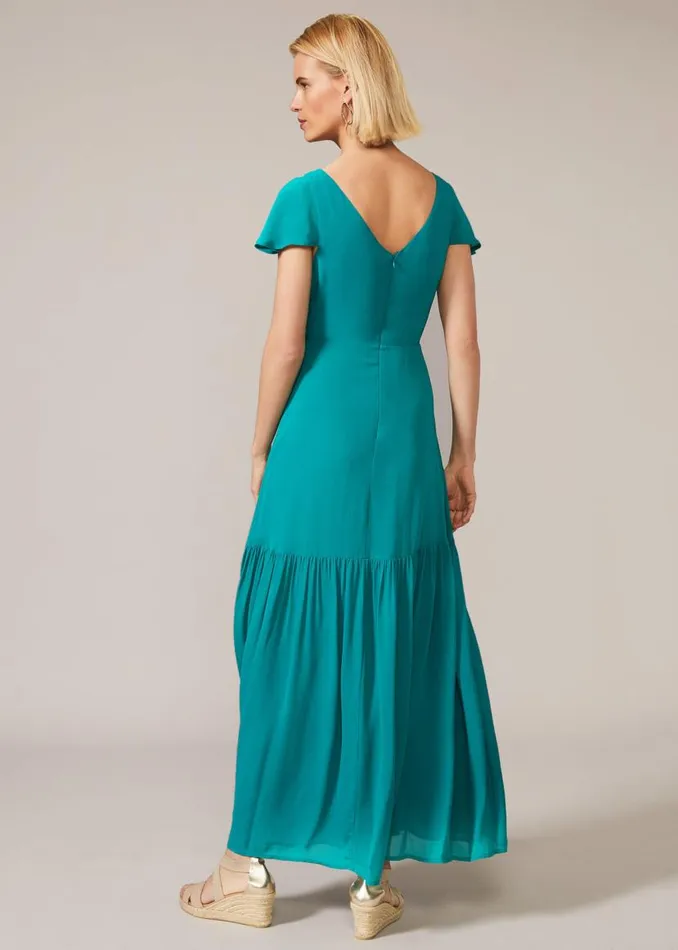 Phase Eight Knitwear Dauphine Maxi Dress Blue 8211 Women