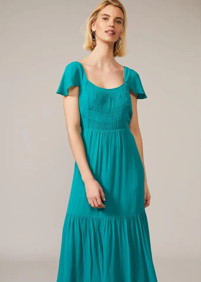 Phase Eight Knitwear Dauphine Maxi Dress Blue 8211 Women