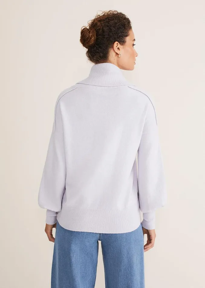 Phase Eight Knitwear Eveleen Knitted Jumper Lilac 8211 Women