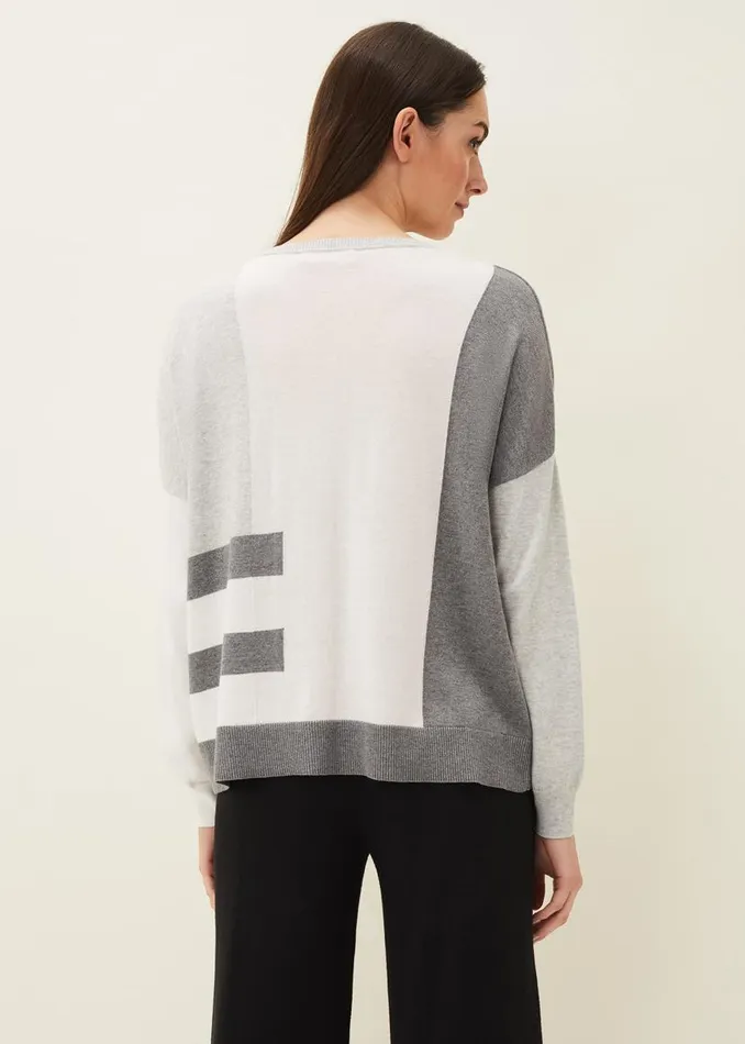 Phase Eight Knitwear Melisse Colourblock Stripe Jumper Pink Multi 8211 Women Phase Eight Knitwear Melisse Colourblock Stripe Jumper Pink Multi 8211 Women