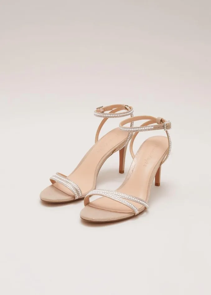 Phase Eight Occasion Shoes Pearl Embellished Barely There Sandal Metallic 8211 Women Phase Eight Occasion Shoes Pearl Embellished Barely There Sandal Metallic 8211 Women