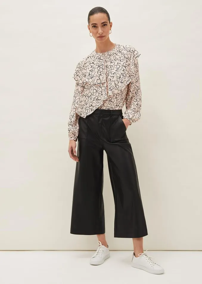 Phase Eight Shirts and Blouses Ida Floral Blouse Pinkgrey 8211 Women