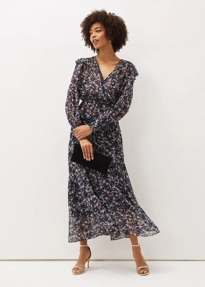 Phase Eight Shirts and Blouses Lola Floral CoOrd Blouse Navypink 8211 Women