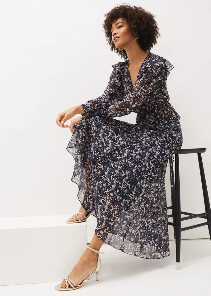 Phase Eight Shirts and Blouses Lola Floral CoOrd Blouse Navypink 8211 Women