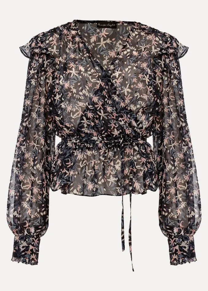 Phase Eight Shirts and Blouses Lola Floral CoOrd Blouse Navypink 8211 Women