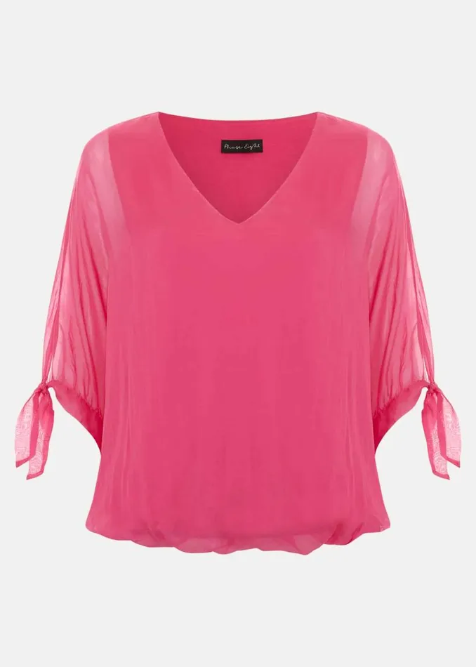 Phase Eight Shirts and Blouses Madison Pink Silk Blouse Pink 8211 Women