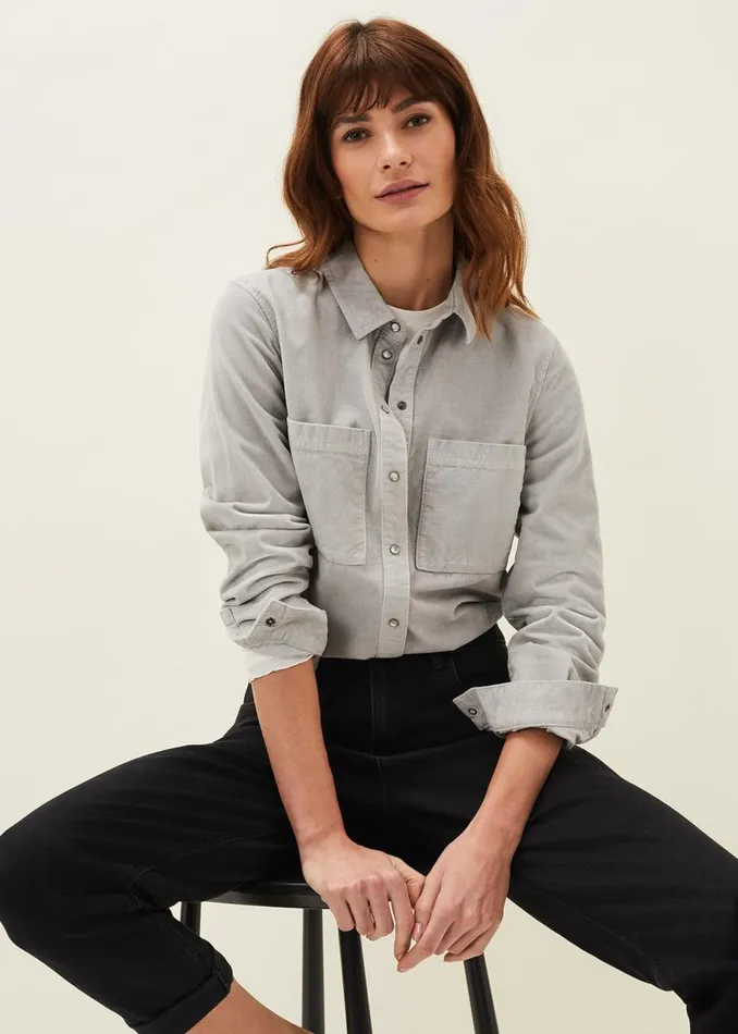 Phase Eight Shirts and Blouses Peggie Corduroy Oversized Shirt Mint 8211 Women Phase Eight Shirts and Blouses Peggie Corduroy Oversized Shirt Mint 8211 Women