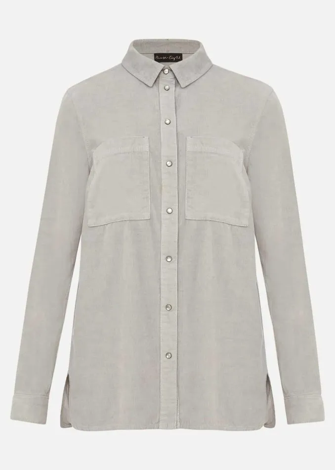 Phase Eight Shirts and Blouses Peggie Corduroy Oversized Shirt Mint 8211 Women