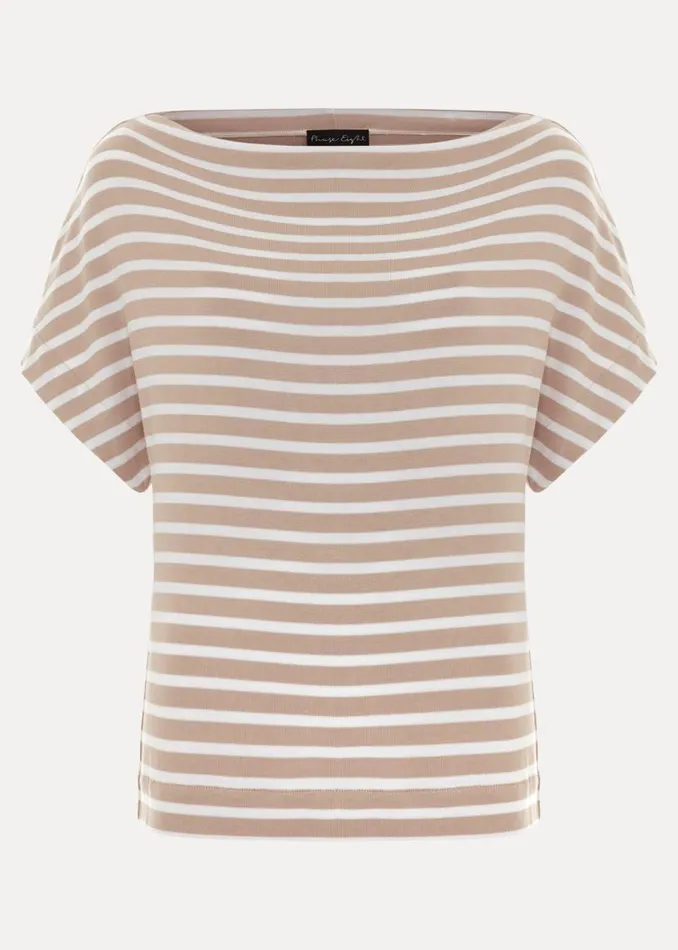 Phase Eight Tops and TShirts Carina Stripe Cowl Neck Top Neutral 8211 Women