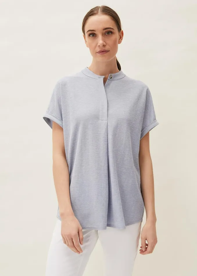 Phase Eight Tops and TShirts Kitty Jersey Shirt Pale Blue 8211 Women