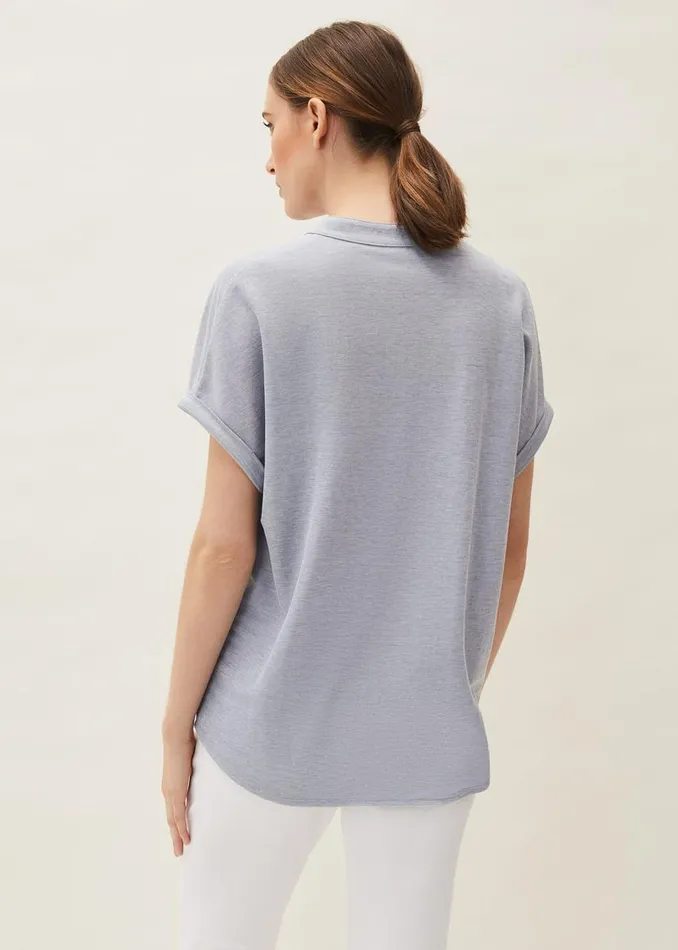 Phase Eight Tops and TShirts Kitty Jersey Shirt Pale Blue 8211 Women