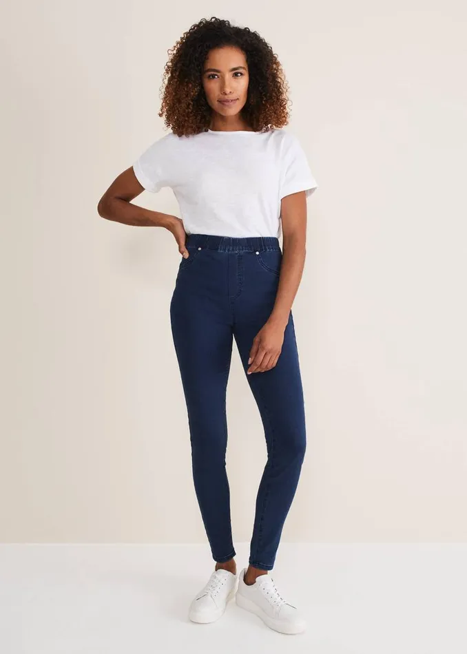 Phase Eight Trousers Eliza Pull On Jegging Denim 8211 Women