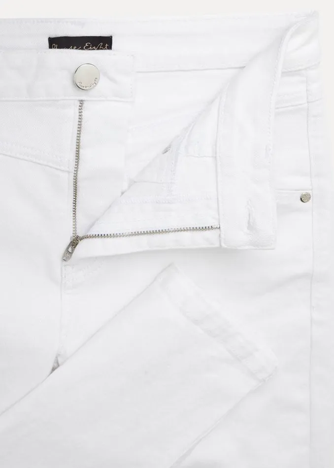 Phase Eight Trousers Hailee Topstitch Skinny Jeans Long White 8211 Women