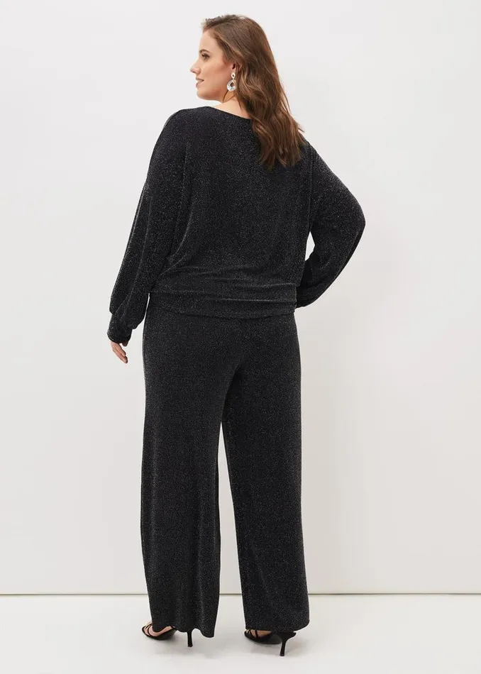 Phase Eight Trousers Mell Shimmer Lurex CoOrd Trousers Blacksilver 8211 Women Phase Eight Trousers Mell Shimmer Lurex CoOrd Trousers Blacksilver 8211 Women